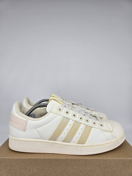 adidas Men\'s Parley x Superstar GX6970 Off White Shoes Size 10 main image 5